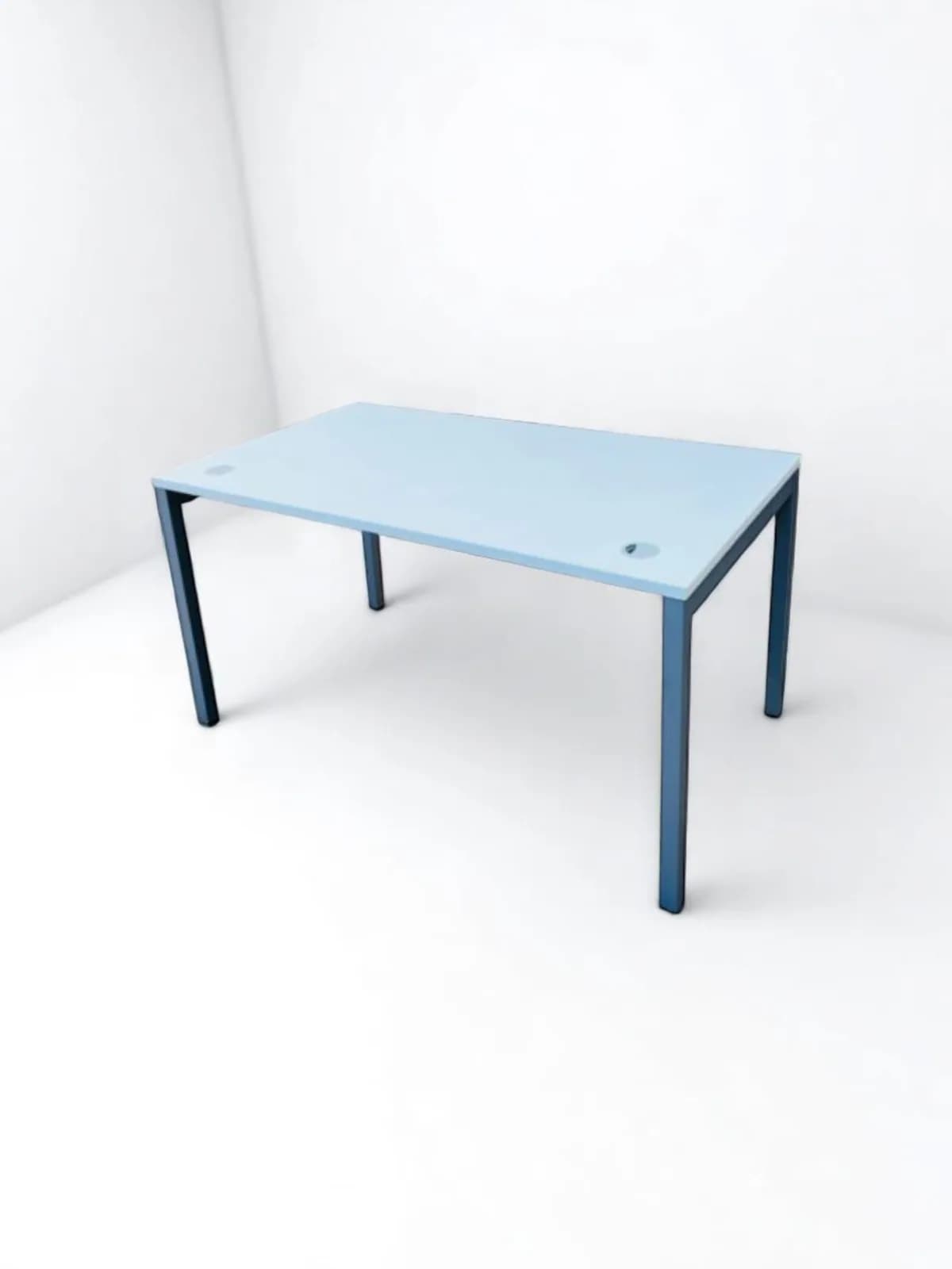 Bureau Haworth 140x80cm blanc — vue 2