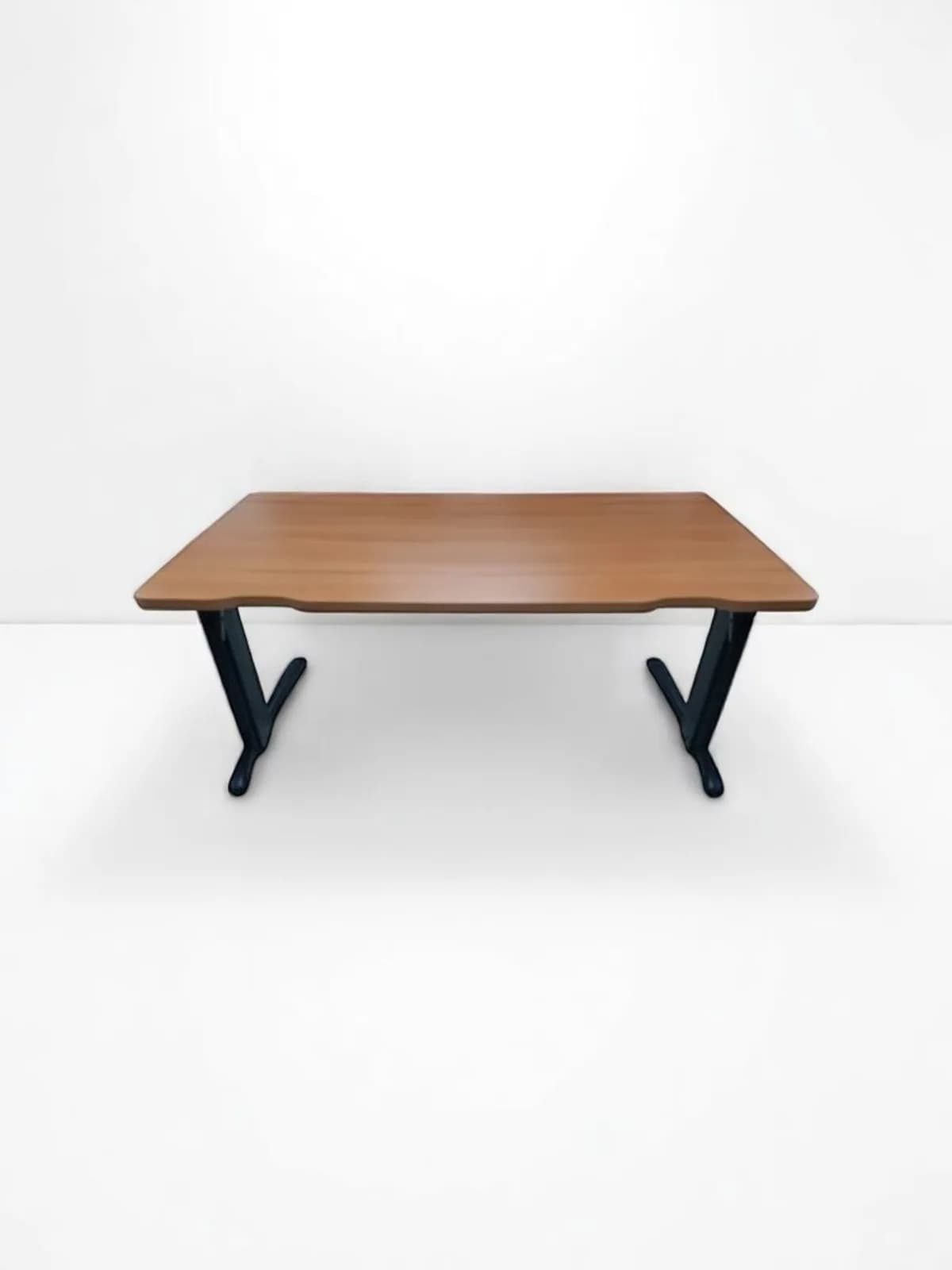 Bureau Magencia 160x80cm merisier piétément noir