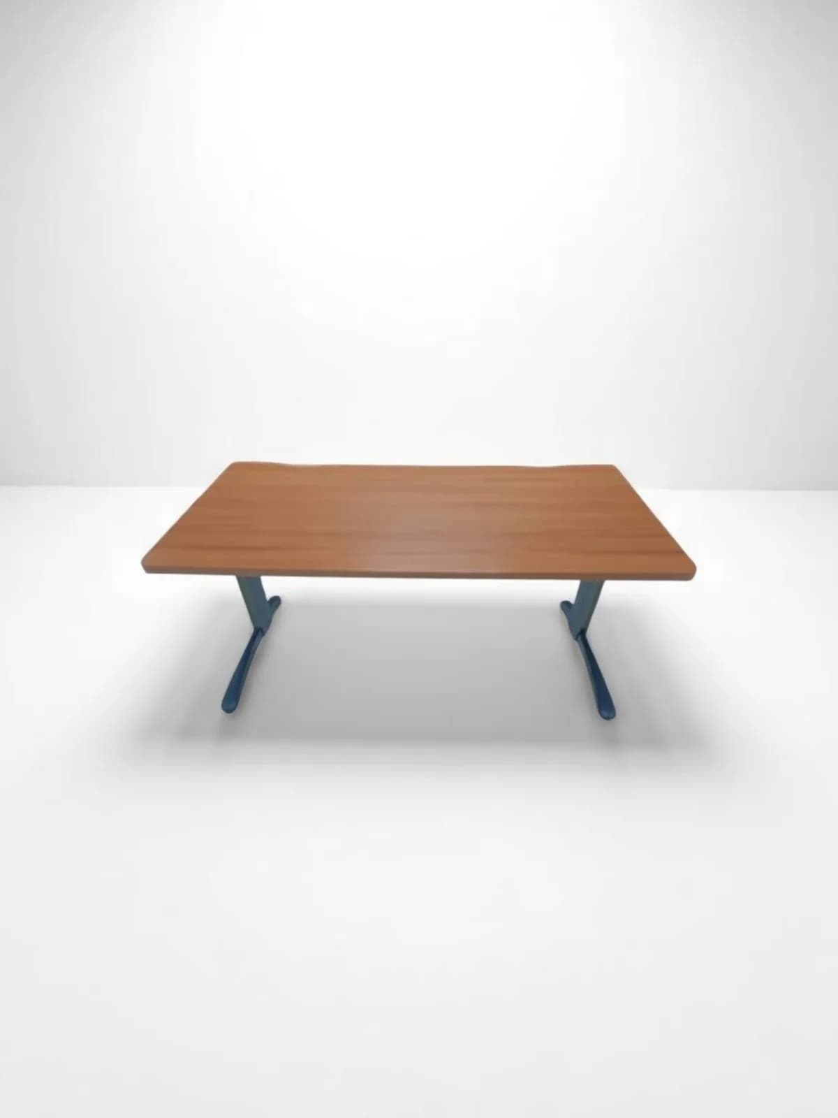 Bureau Magencia 160x80cm merisier piétément noir — vue 2