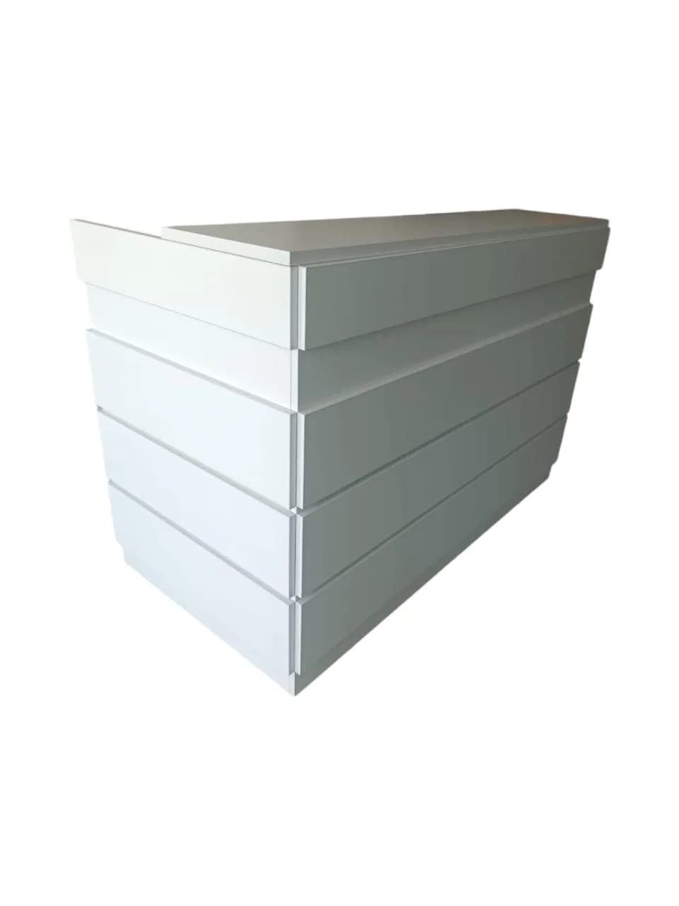 Comptoir Blanc accueil 180x80cm H110cm