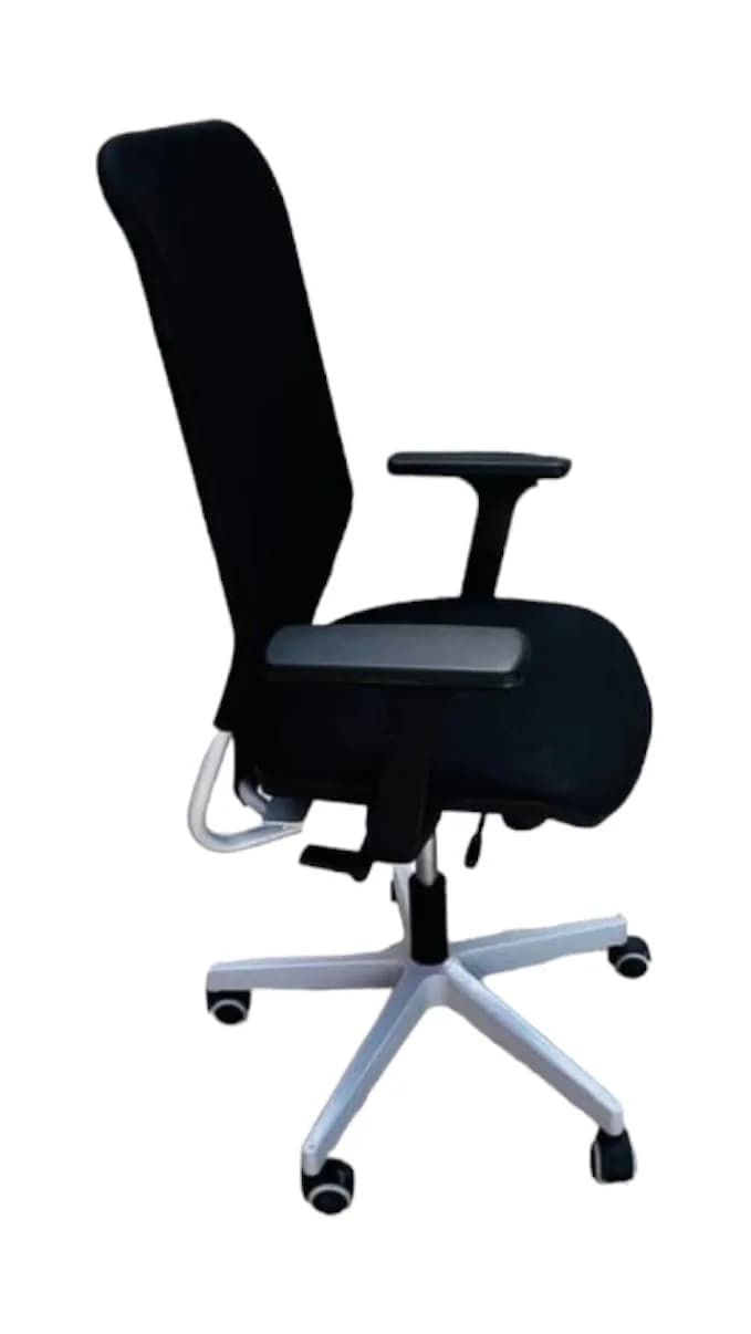 Fauteuil de bureau SOKOA accoudoir 3D résille — vue 3
