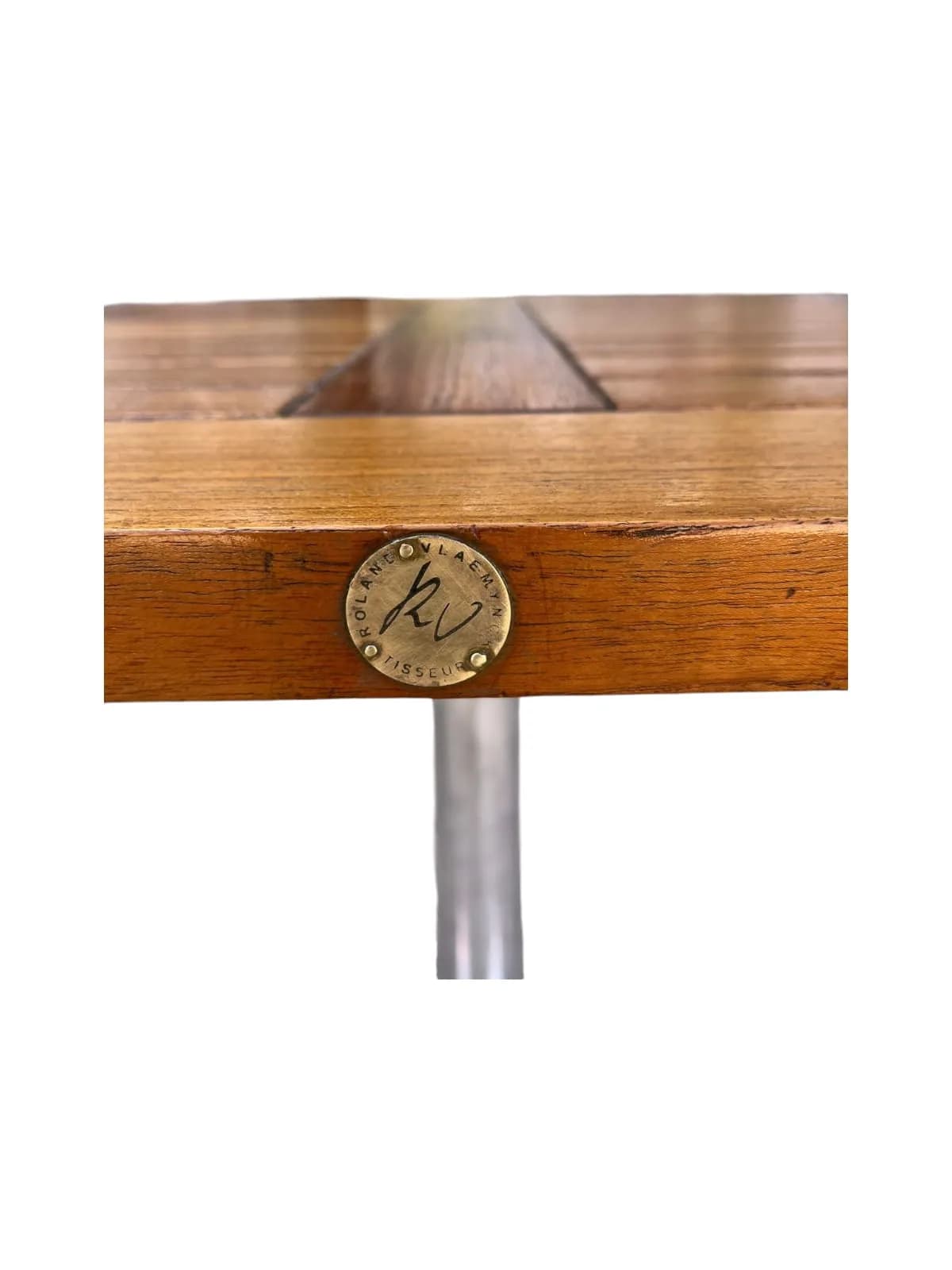 Table de jardin bar en frêne 80x80 cm R.VLAEMYNCK — vue 3