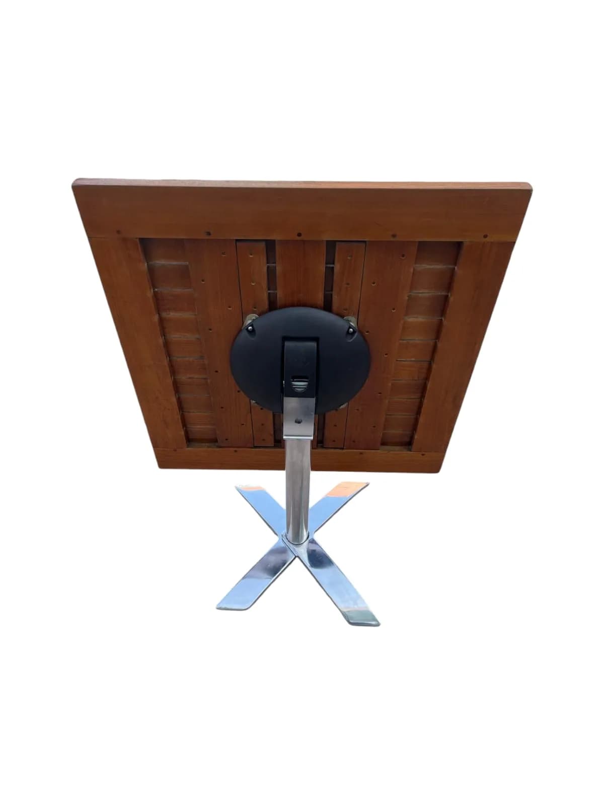 Table de jardin bar en frêne 80x80 cm R.VLAEMYNCK — vue 6