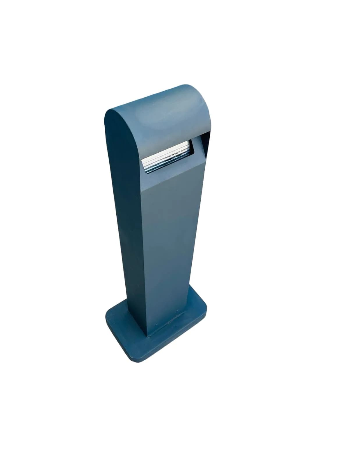 Cendrier sur pied totem extérieur en acier — vue 3