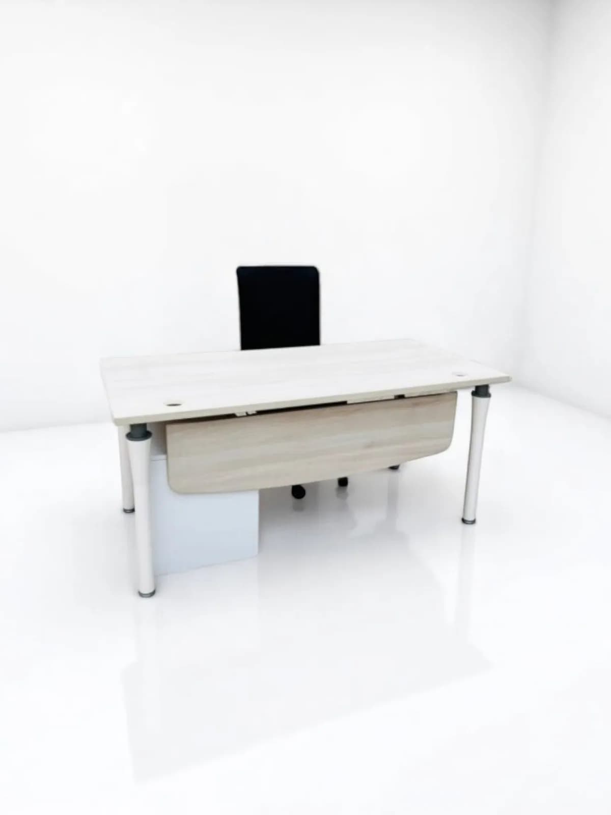 Bureau droit Magencia avec voile 160x80cm — vue 2