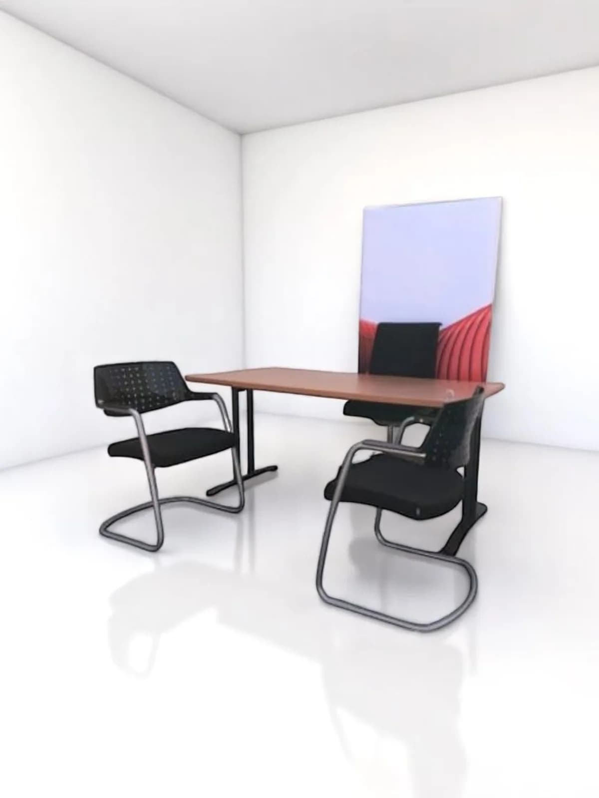 Bureau droit HAWORTH 160x80cm — vue 4