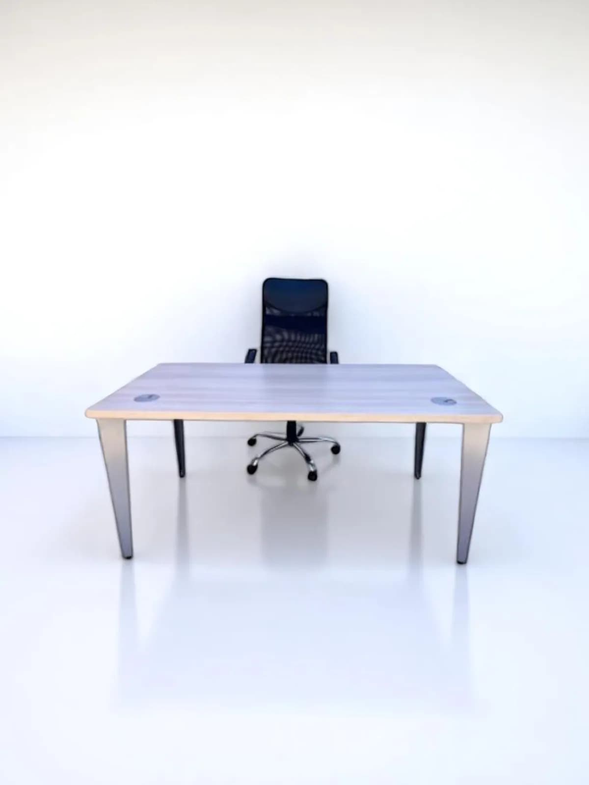 Bureau droit Magencia chêne 160x80cm — vue 3