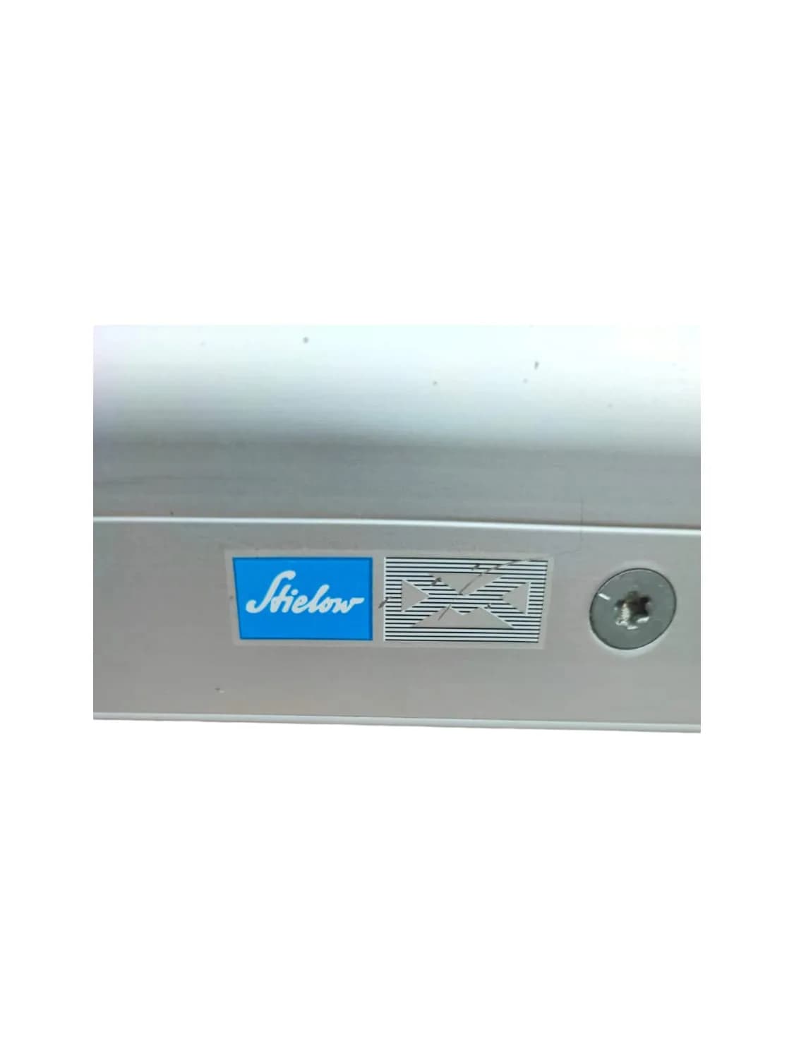 Bureau droit de travail finition aluminium Stielow 130x80cm — vue 3
