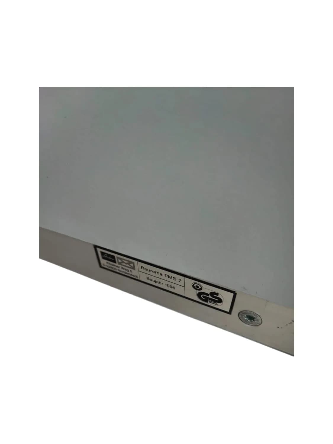 Bureau droit de travail finition aluminium Stielow 130x80cm — vue 4