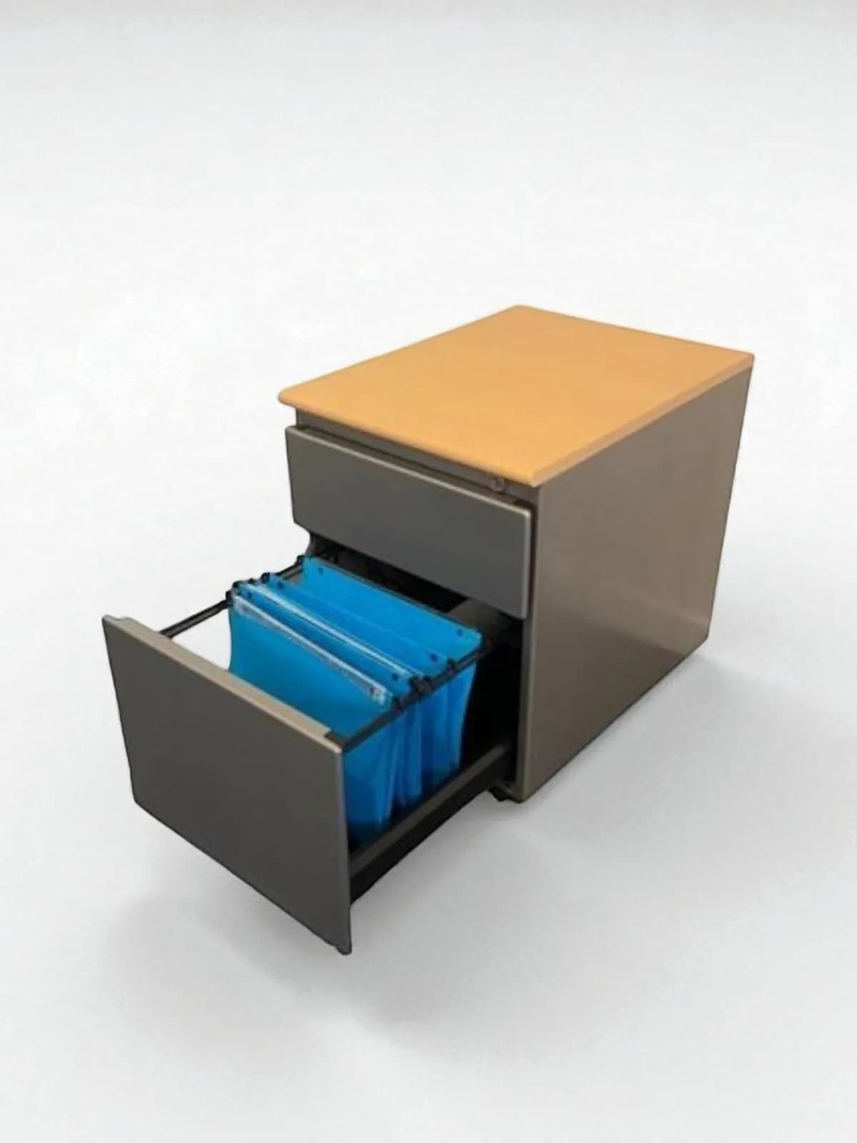 Caisson Steelcase à tiroirs & dossier suspendu — vue 3