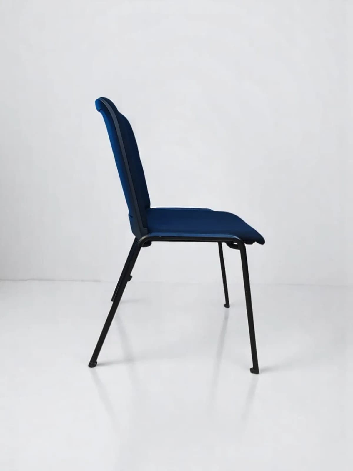 Chaise Haworth de Réunion ou Accueil - Tissu Noir — vue 3