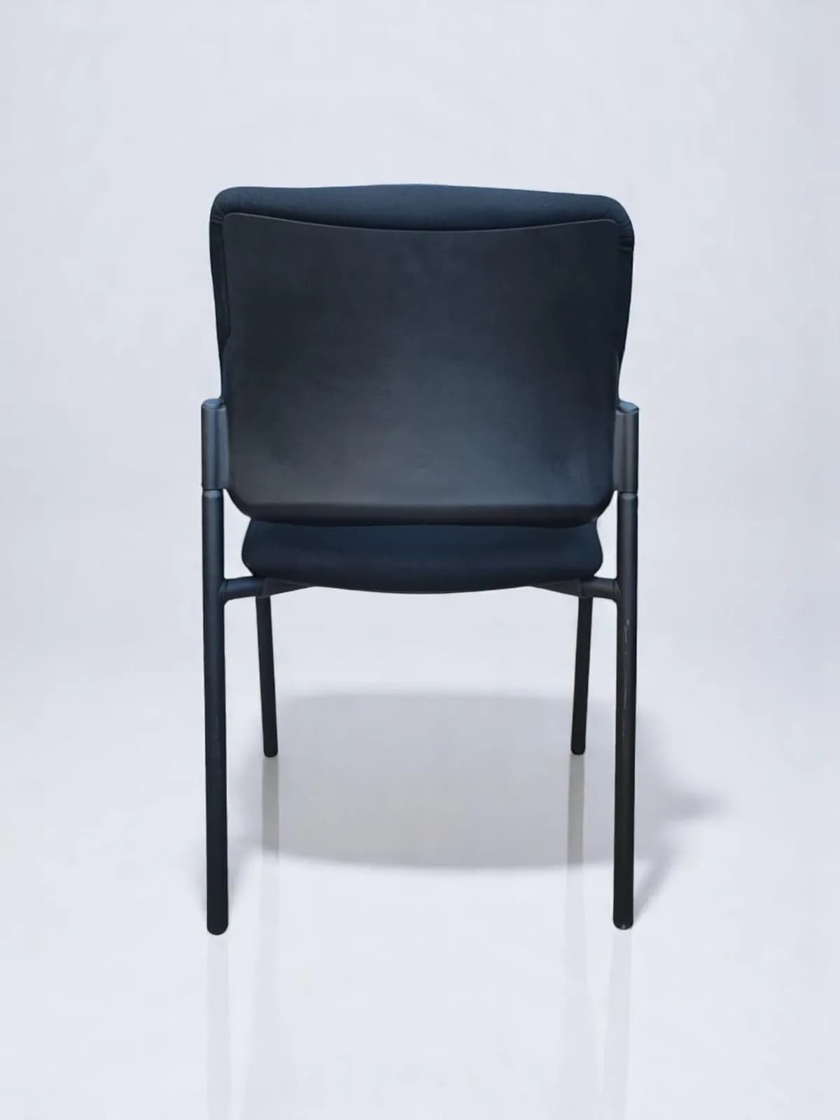 Ensemble 3 chaises visiteur noir empilable promo — vue 5