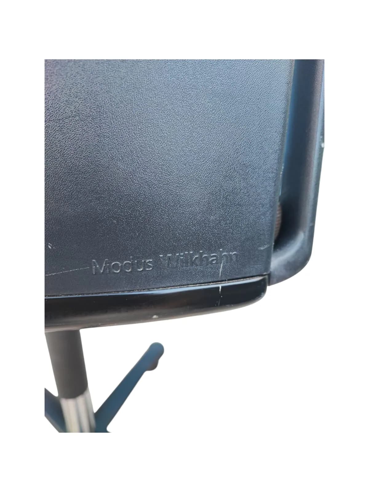 Chaise à roulettes Wilkhahn Modus – Cuir Marron — vue 4