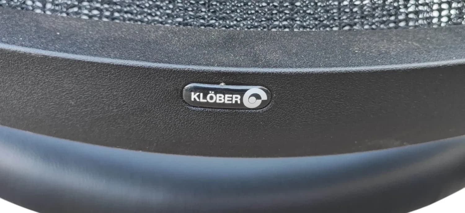 Chaise visiteur Klöber Veo mesh assise cuir — vue 6