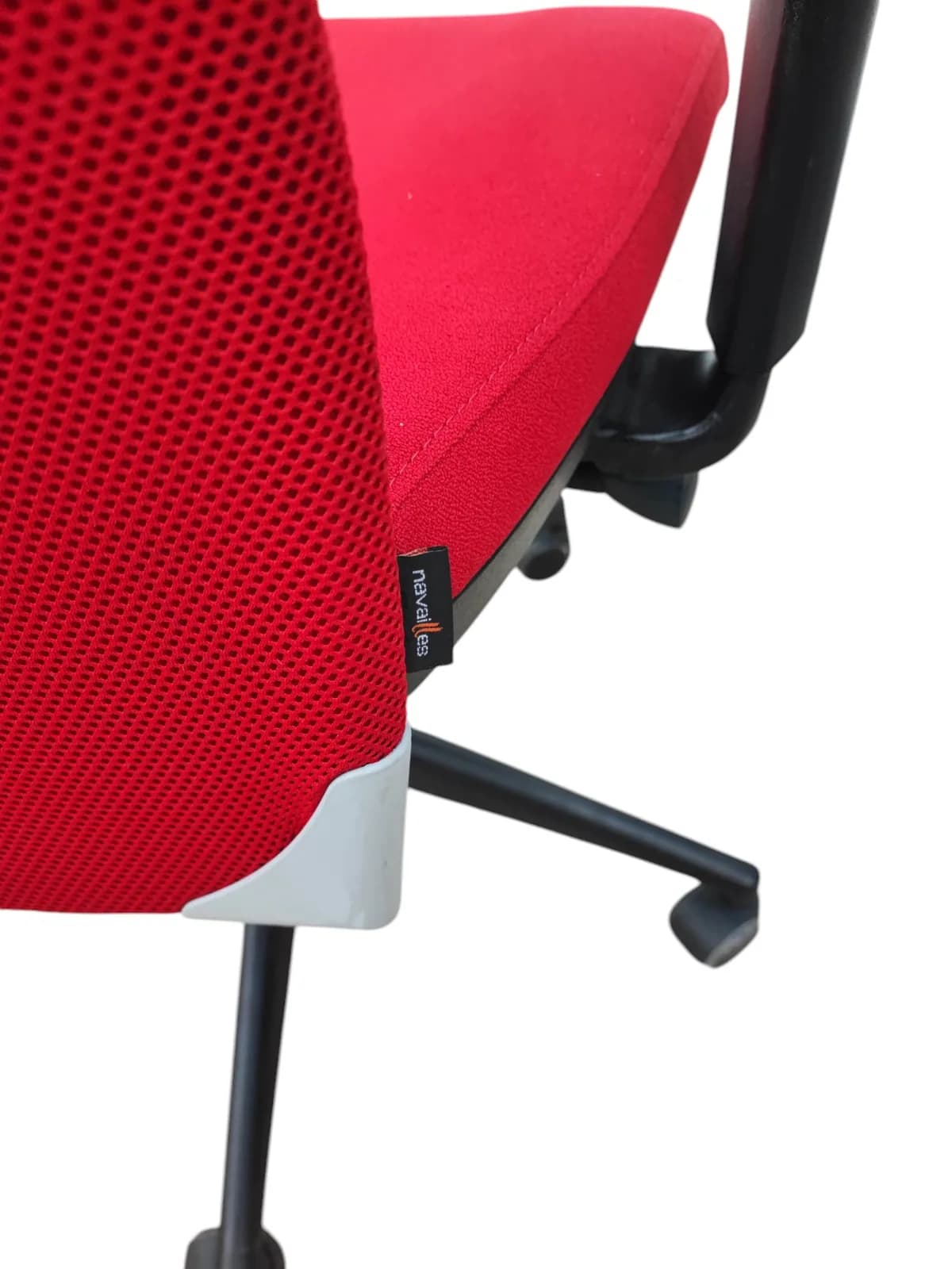 Chaise de bureau Navaille ergonomique - Rouge — vue 5