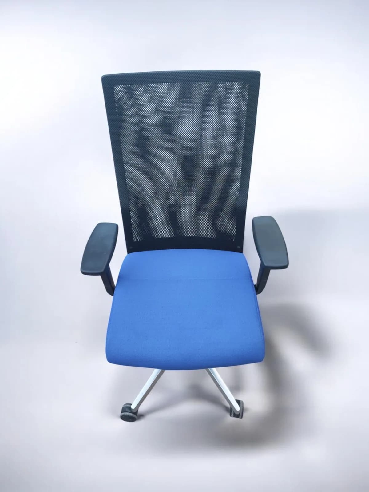 Chaise de bureau Ergonomique Zuco mesh assise bleu — vue 2