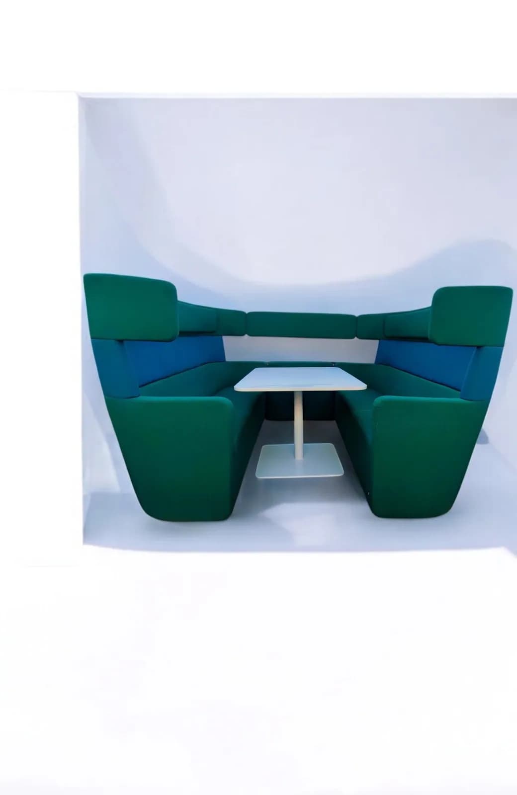 Alcôve 4 Places BENE bi-color Bleu/Vert Diner Américain — vue 2