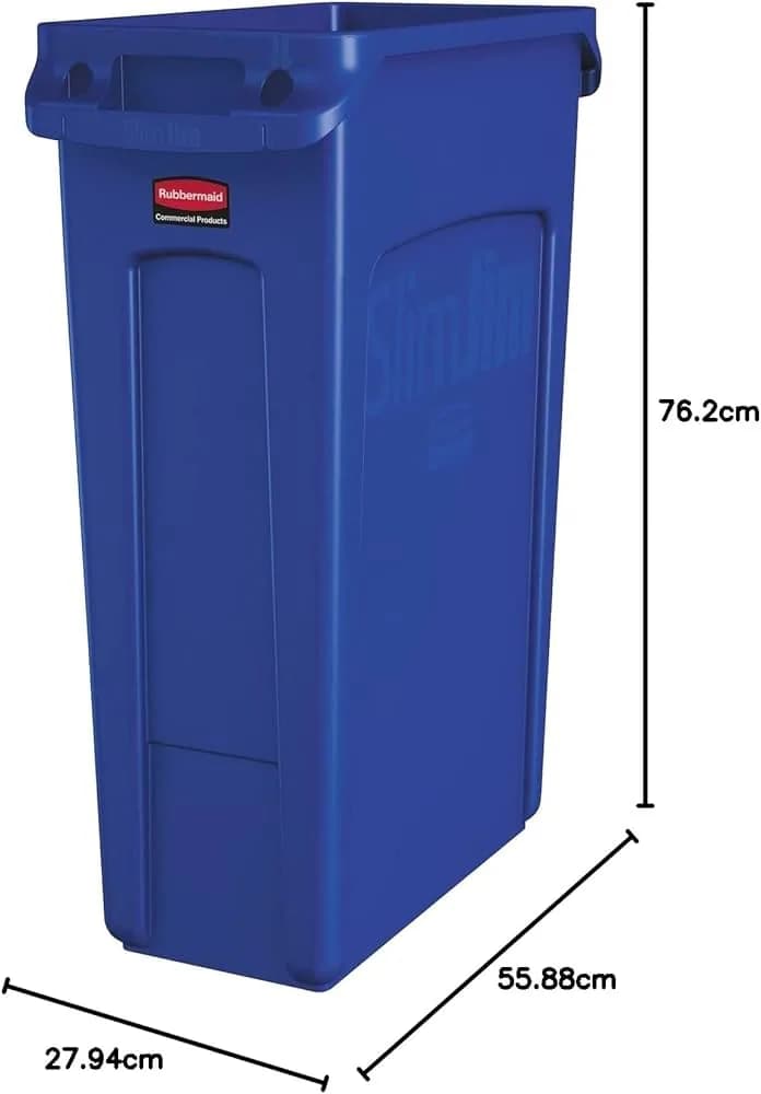Poubelle Rubbermaid Slim Jim 87 litres — vue 6