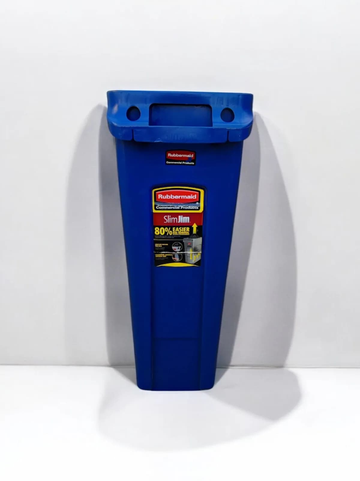 Poubelle Rubbermaid Slim Jim 87 litres — vue 3
