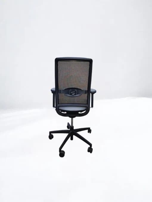 Chaise de bureau Ergo mesh noir gris — vue 4