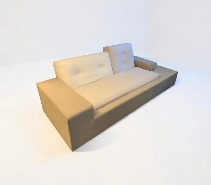 Fauteuil Sofa polder Vitra 3 places tissu