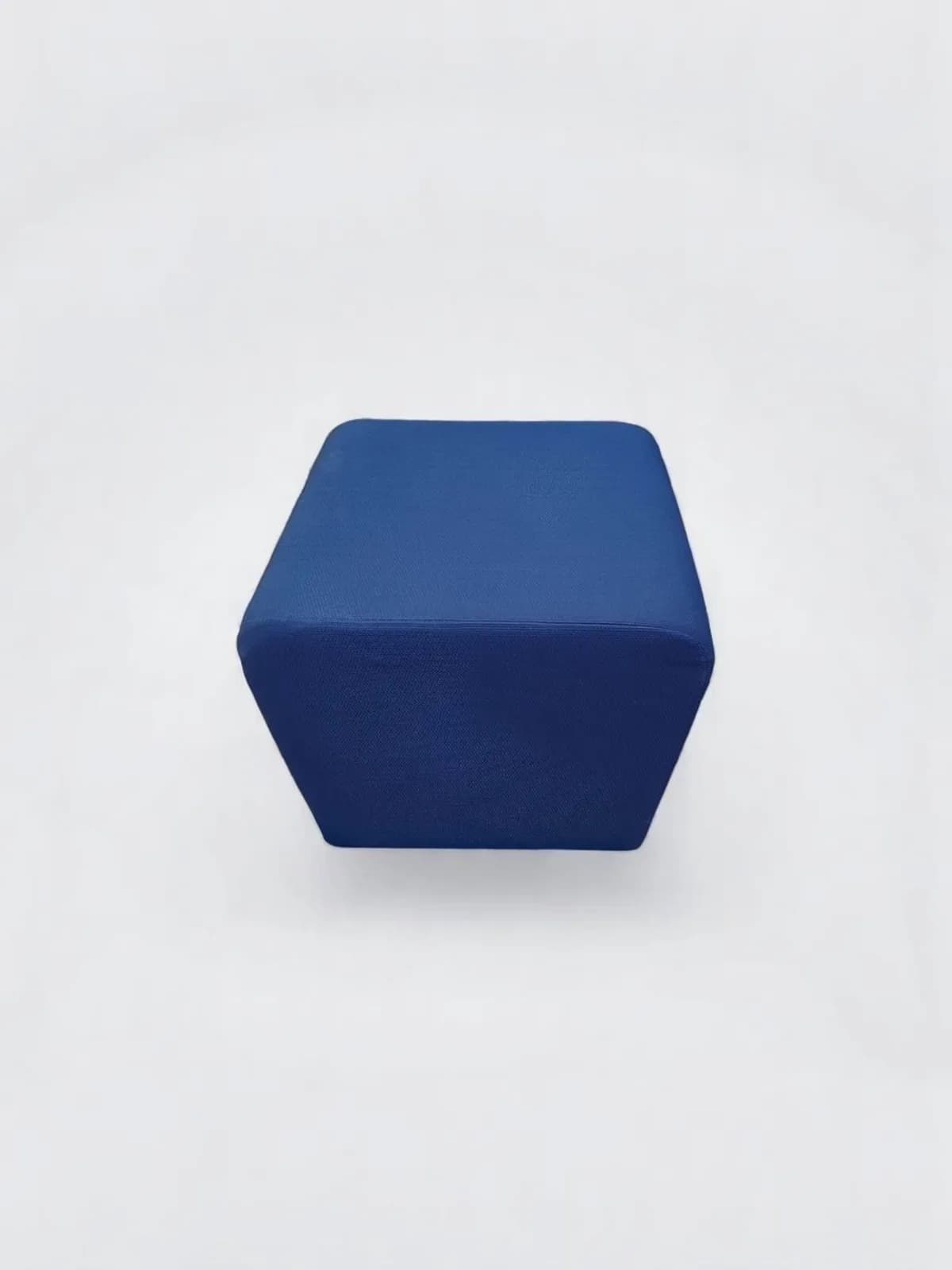 Pouf B Free Steelcase tissu bleu avec roue — vue 3