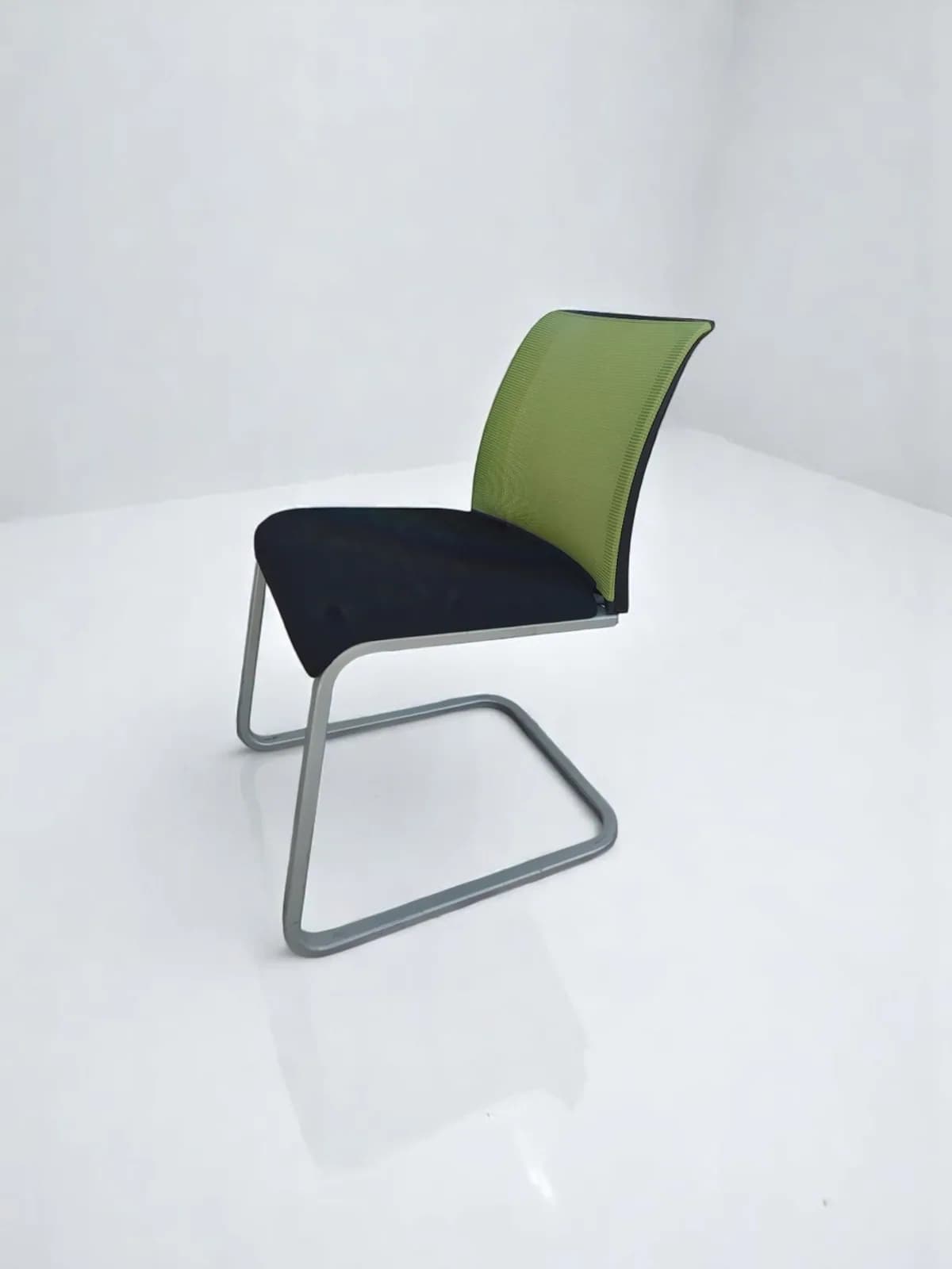 Chaise visiteur Steelcase reply luge vert — vue 2