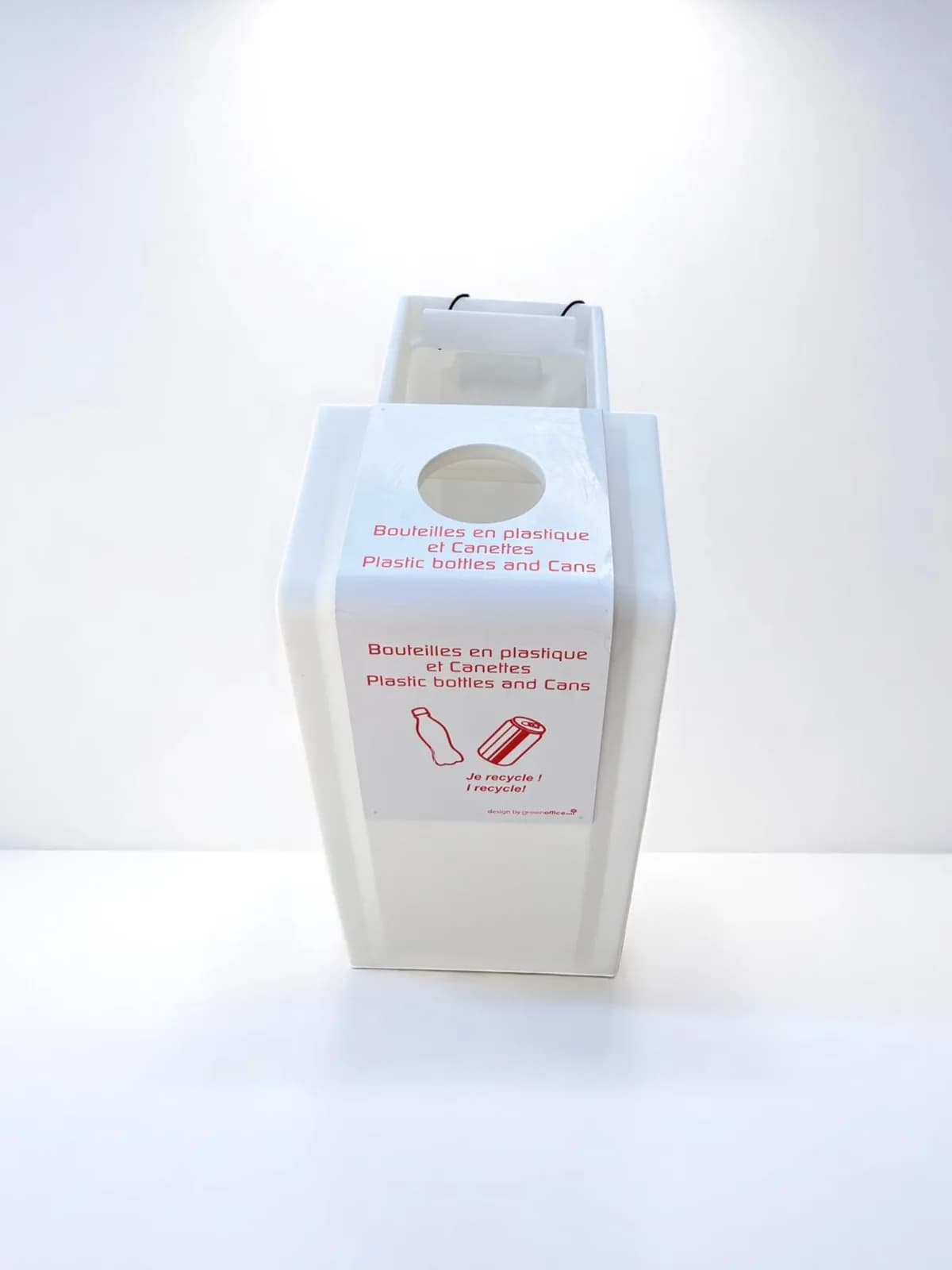 Poubelle de tri Green Office bouteilles plastique & canettes
