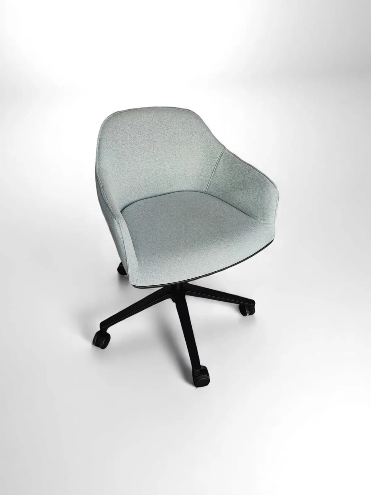 Chaise Vitra SoftShell piètement 5 branches tissu — vue 3