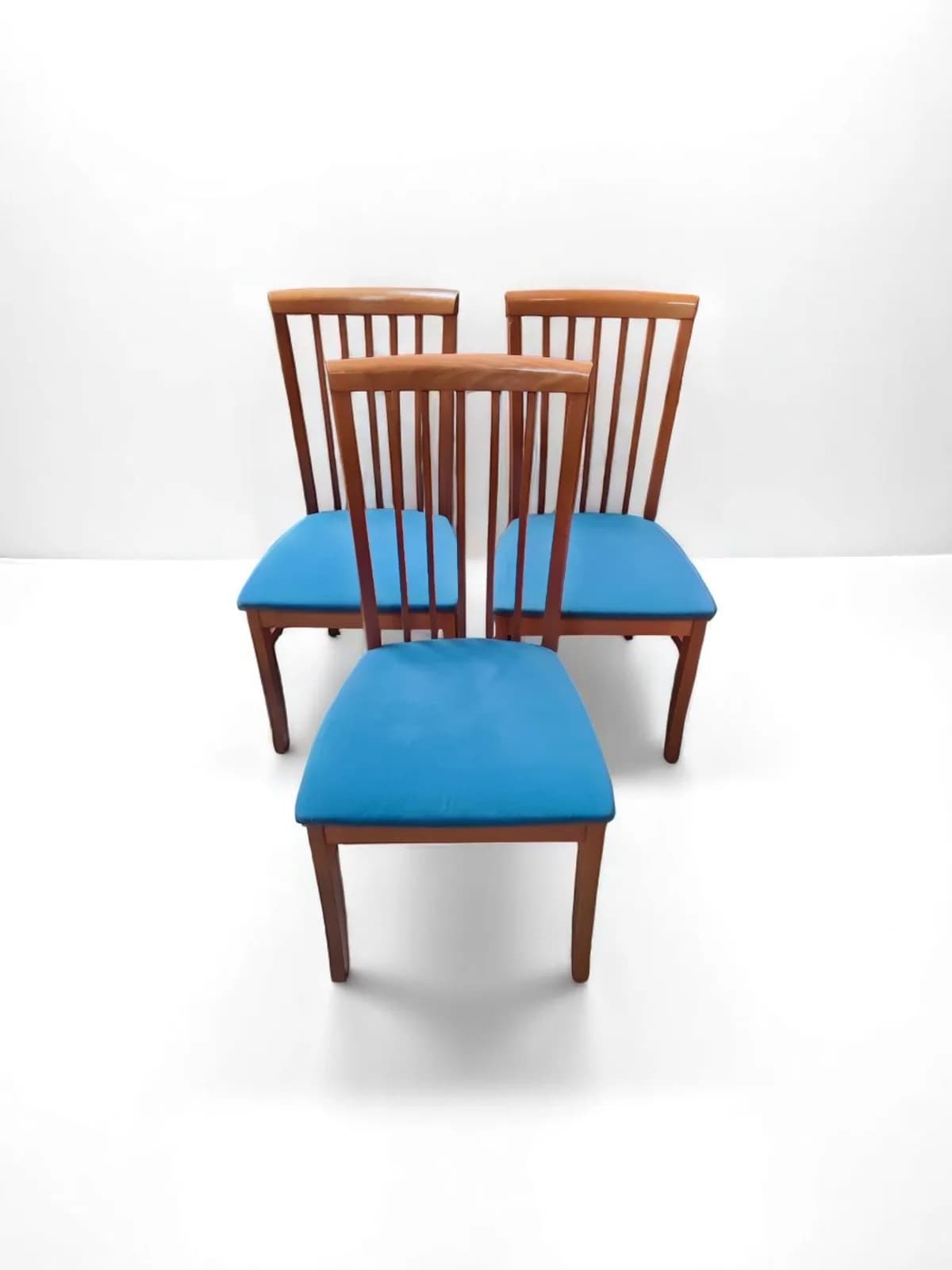 6 Chaises Vintage en Hêtre Blond Salon, réception 1960 — vue 4