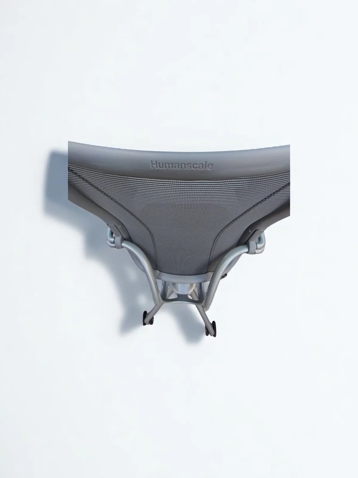 Chaise à roulette humanscale liberty gris/noir — vue 5
