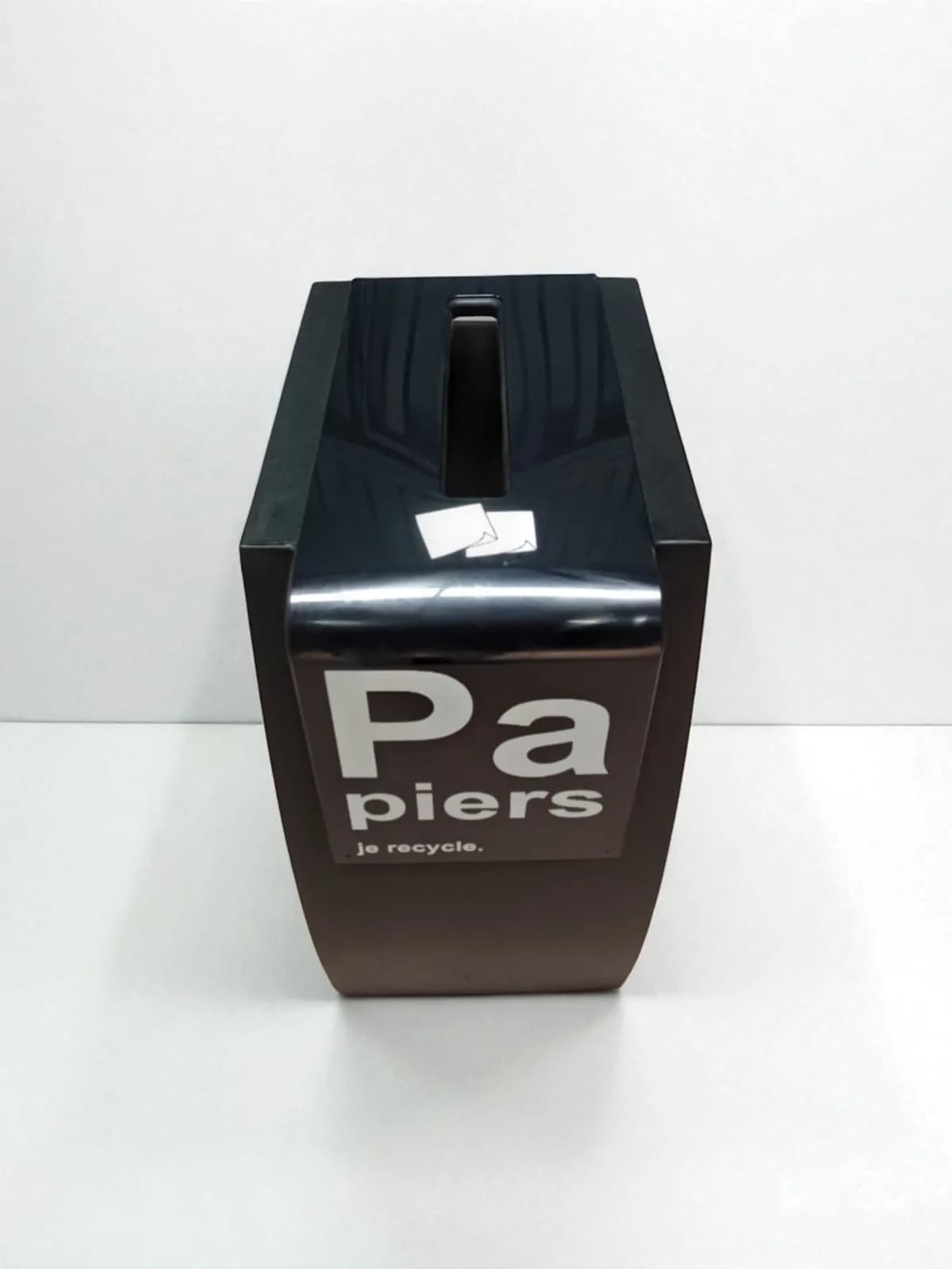 Poubelle de tri Green Office noir Papiers