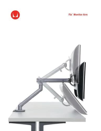 Bras de support articulé écran Herman miller Flo — vue 4