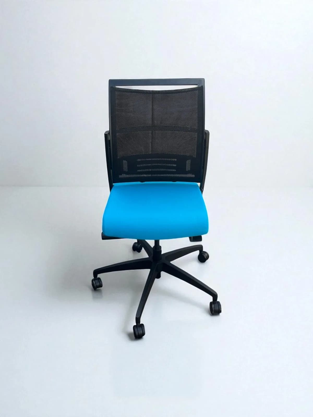 Fauteuil de bureau Magencia bleu turquoise — vue 2