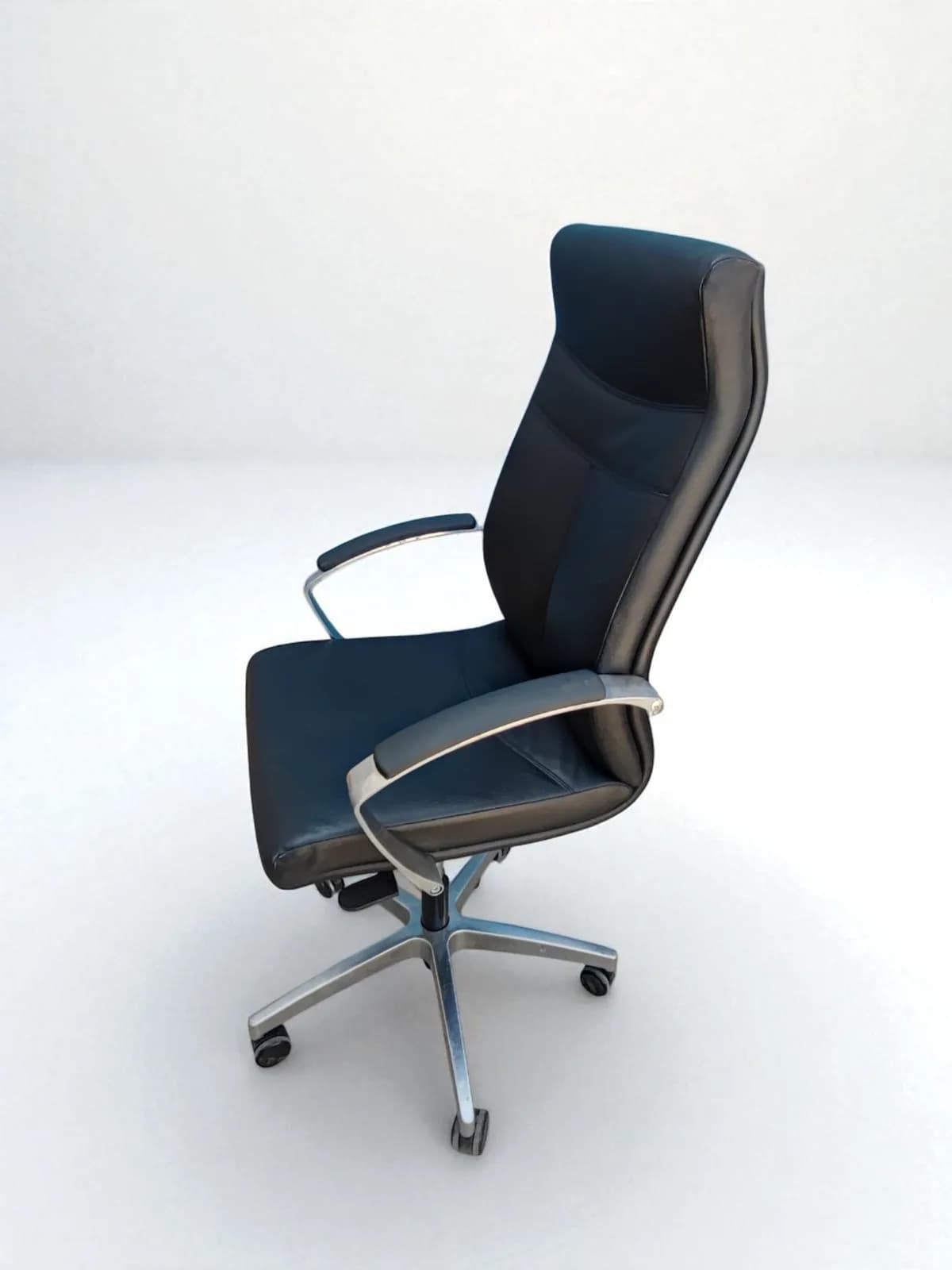 Fauteuil direction cuir noir appui tête promo — vue 4