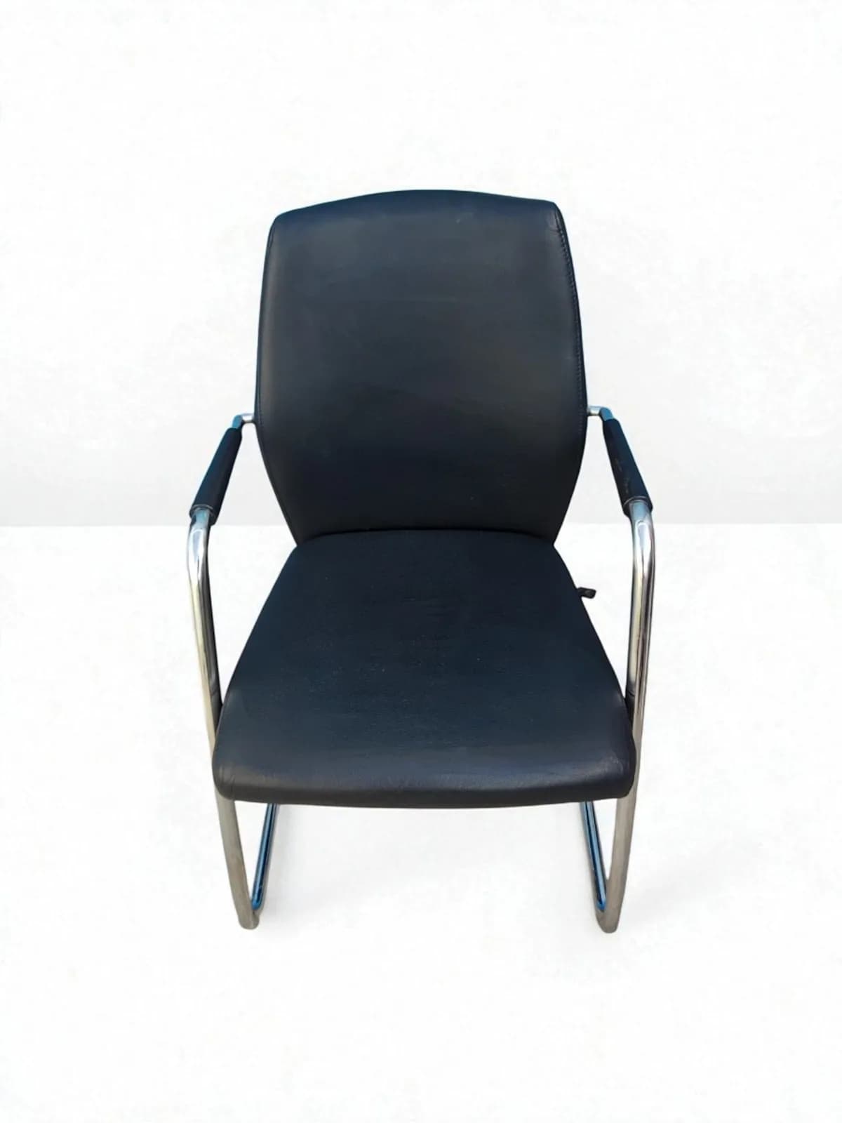 Chaise visiteur passe partout Sitland stricture chromé — vue 2