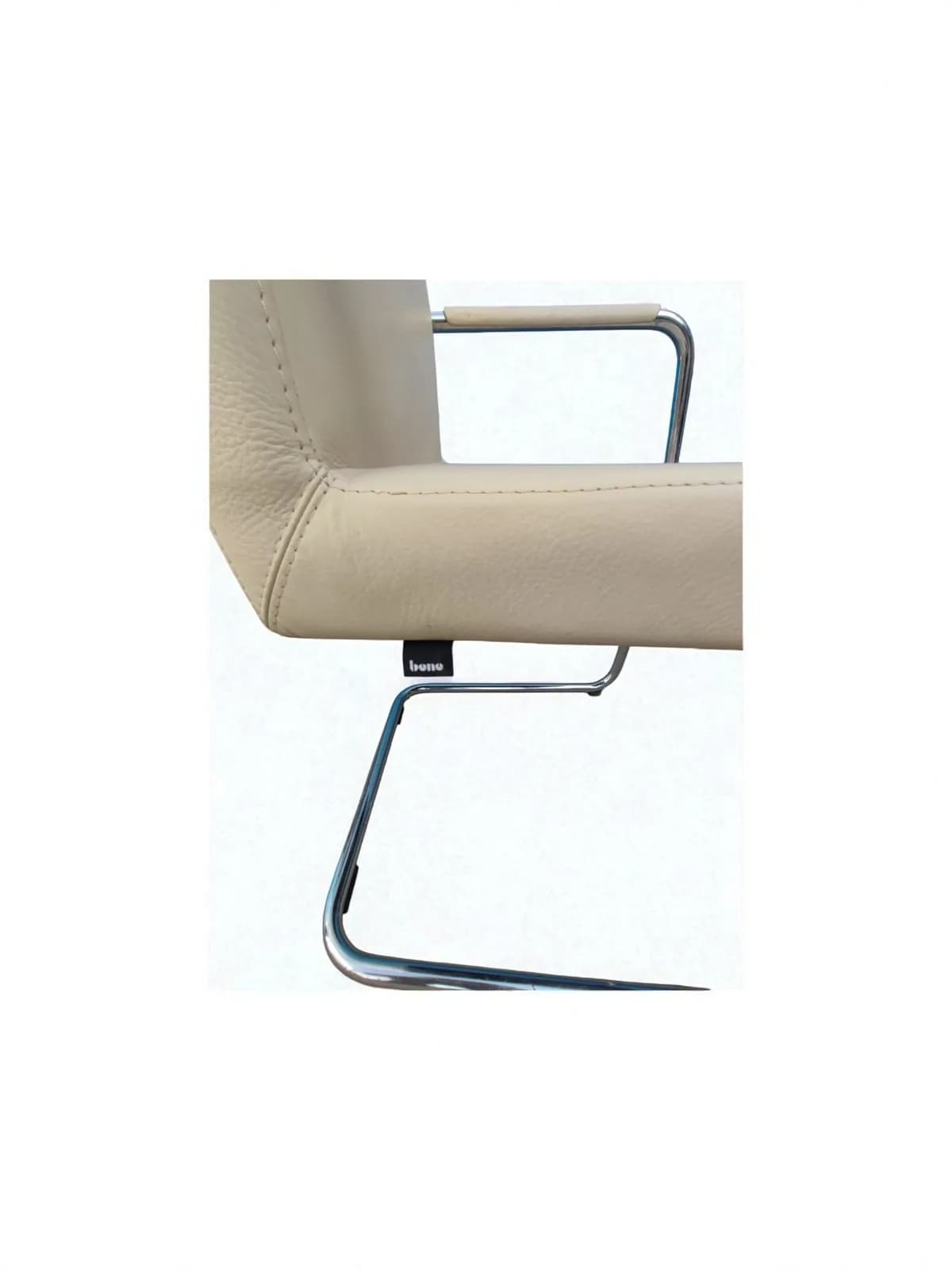 Chaise visiteur Bene de direction en cuir luge — vue 3