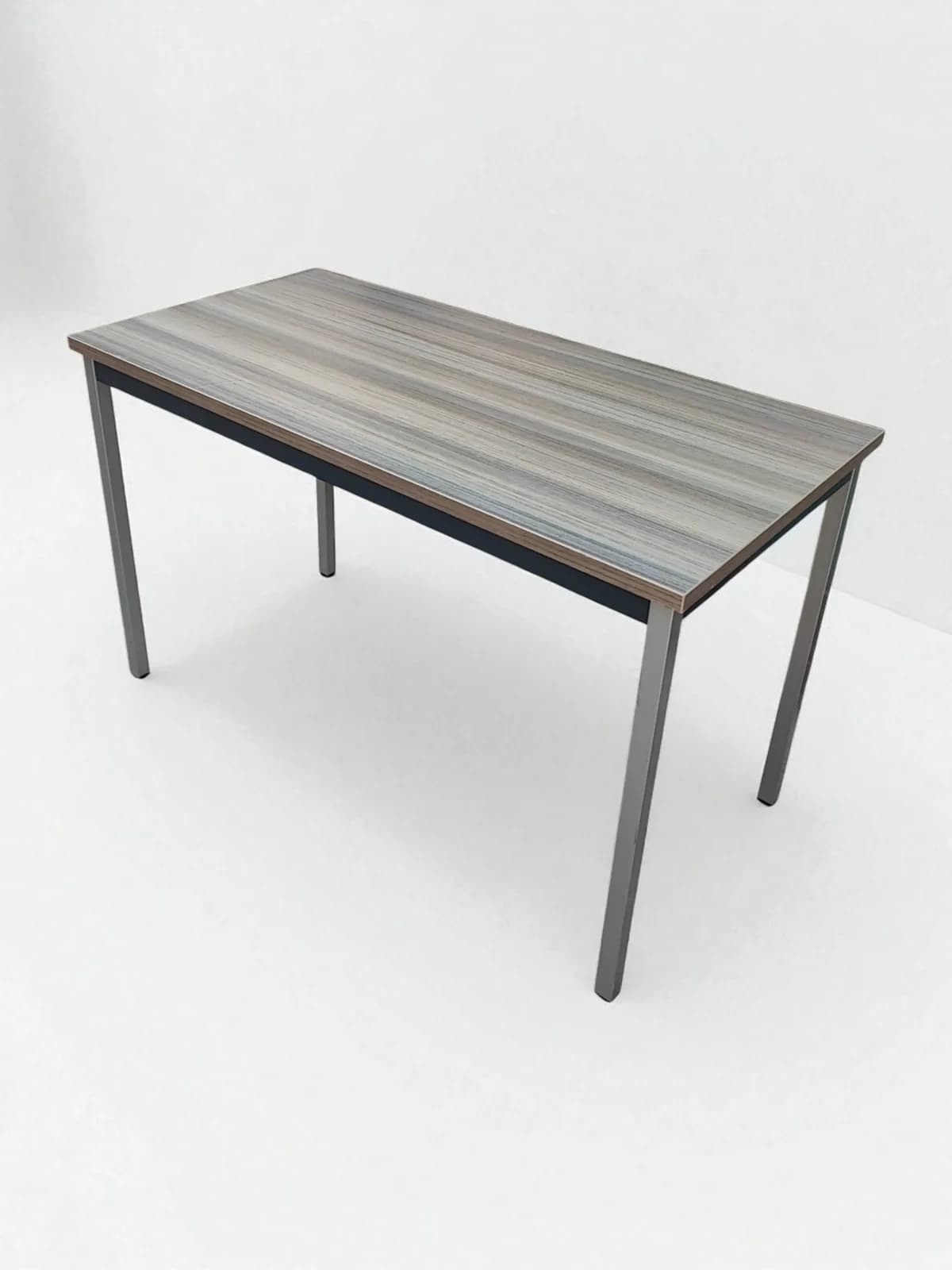 Table de formation finition gris métallisé 120x60cm — vue 2