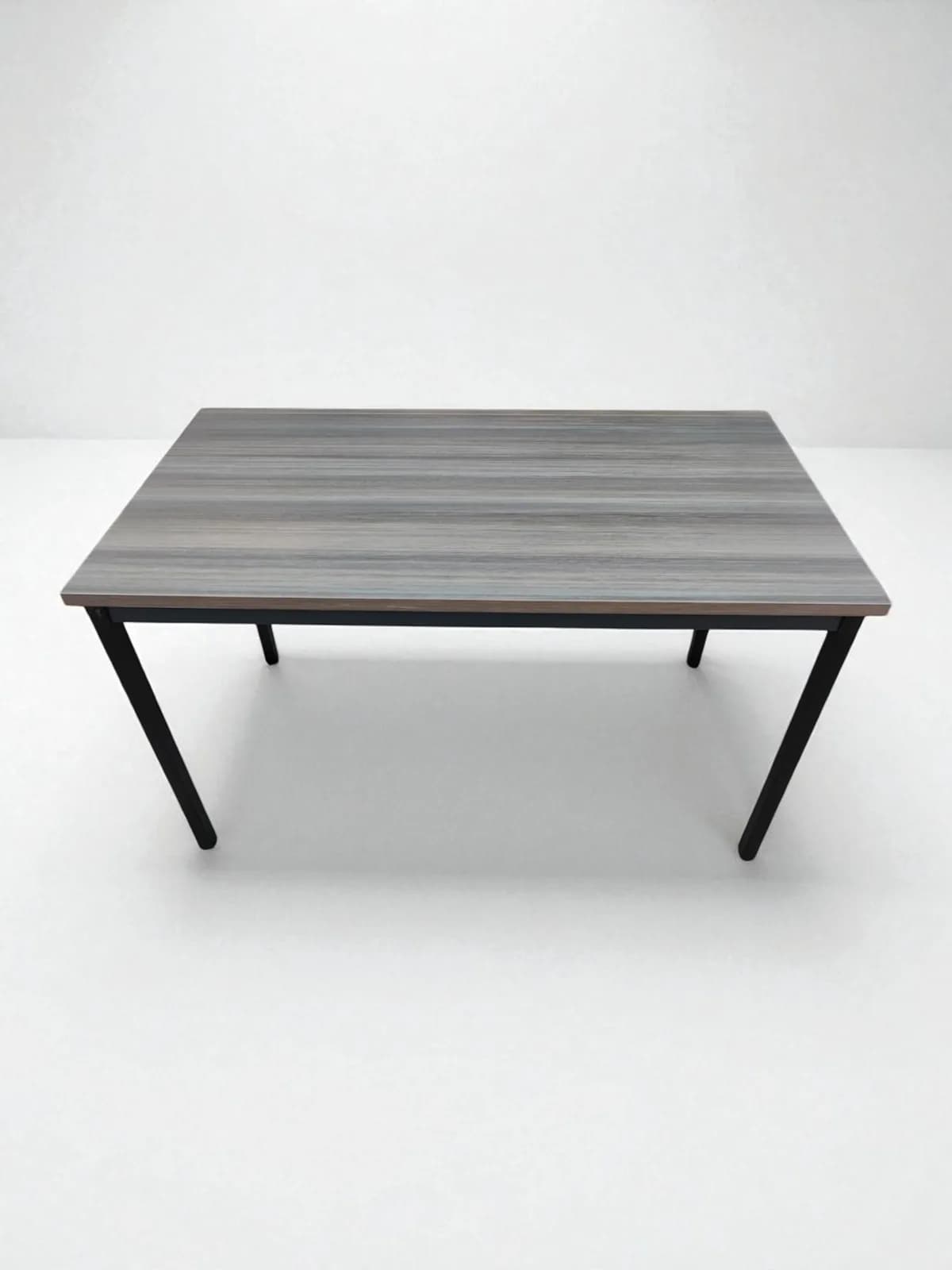 Table de formation finition noir métallisé 120x60cm