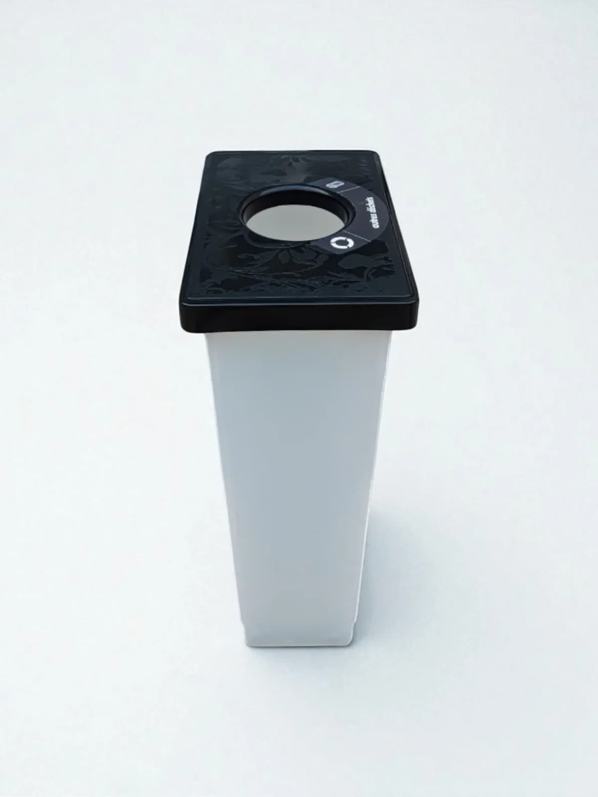 Poubelle de tri Autres déchets Green Office noir — vue 2
