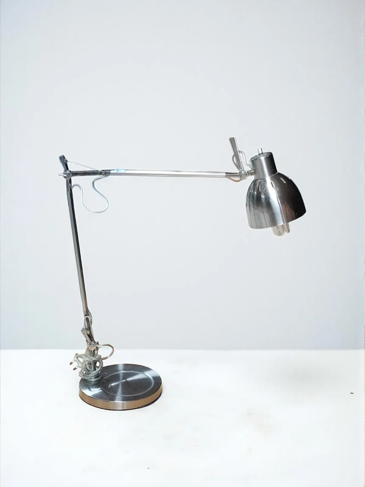 Lampe de bureau chrome vintage