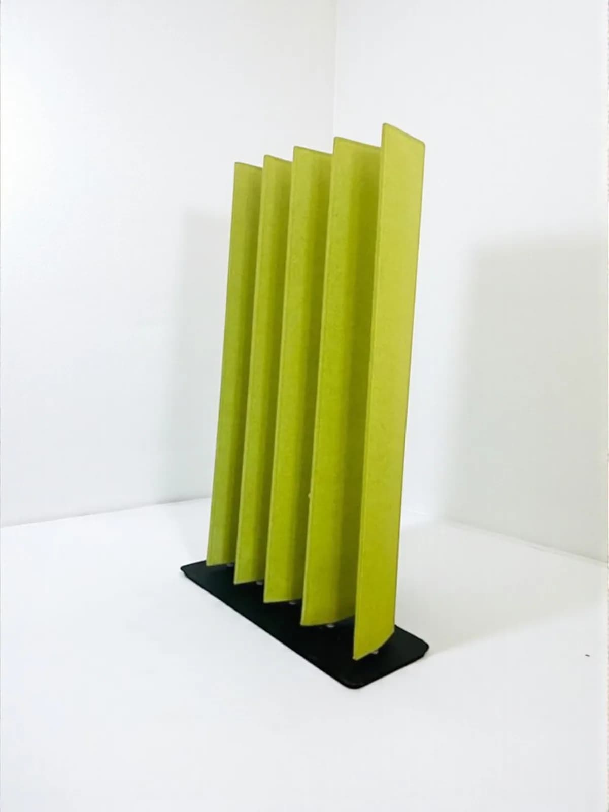 Séparation Acoustique BuzziBlinds Regular – Couleurs disponibles : Vert/Bleu — vue 2