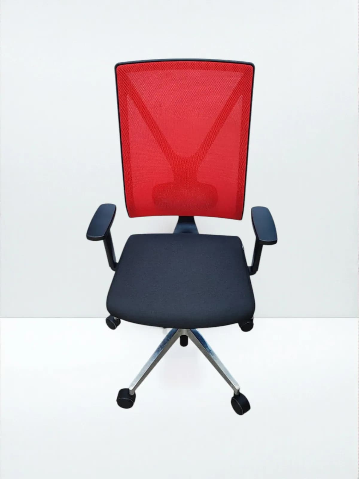 Chaise à roulette Girsberger yanos soutient lombaire assis noir