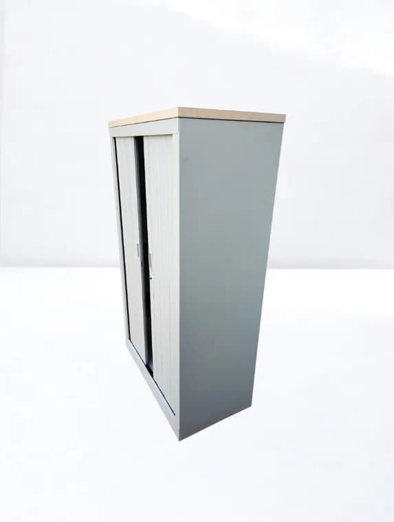 Armoire Magencia 140x80cm porte coulissante finition chêne — vue 3