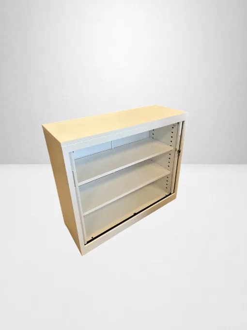 Armoire métal Magencia 120x100cm blanche + clé — vue 4