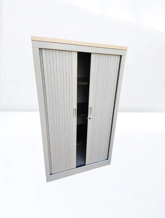 Armoire Magencia 140x80cm porte coulissante finition chêne