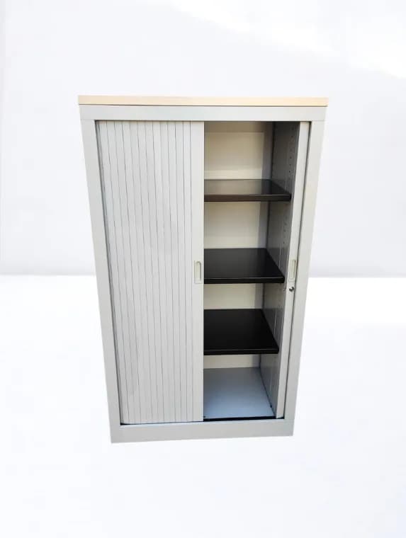 Armoire Magencia 140x80cm porte coulissante finition chêne — vue 2