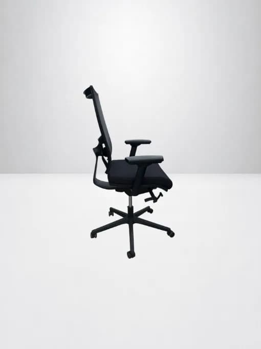 Chaise bureau Columbia Dorsalis My air mesh noir — vue 3