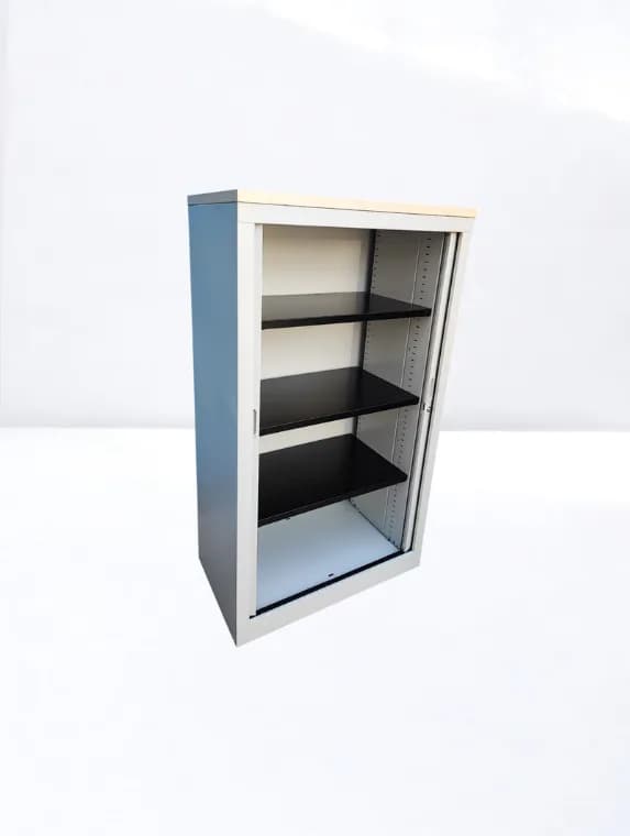 Armoire Magencia 140x80cm porte coulissante finition chêne — vue 5