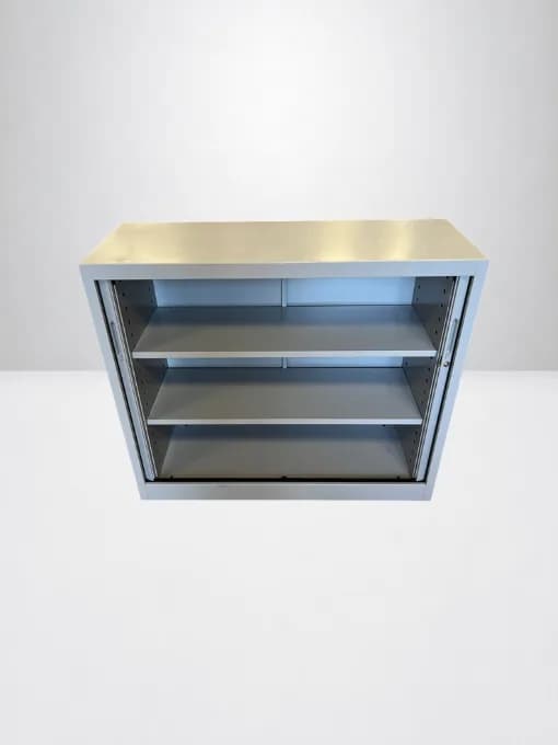 Armoire métal Magencia 120x100cm gris + clé — vue 2